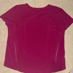 Lululemon Lightweight Running Short Sleeve Shirt Sonic Pink